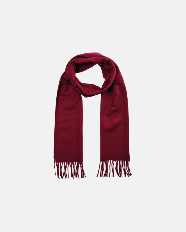 Halstørklæde | 100% uld | rød