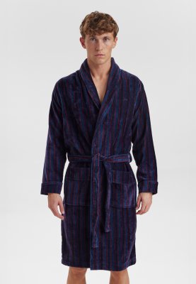 Badekåbe | 100% velour bomuld | Stribet