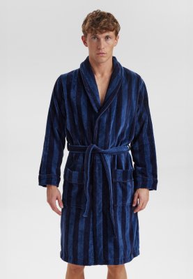 Badekåbe | 100% velour bomuld | Blå
