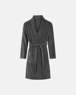 Badekåbe | 100% økologisk bomuld | Grå