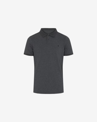 Piqué polo |  bambus | grå -JBS of Denmark Men