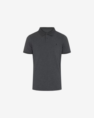 Piqué polo |  bambus | grå