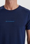 T-shirt "text" | bambus | navy -JBS of Denmark Men