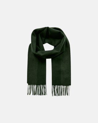 Halstørklæde | 100% uld | flaskegrøn -Connexion Tie