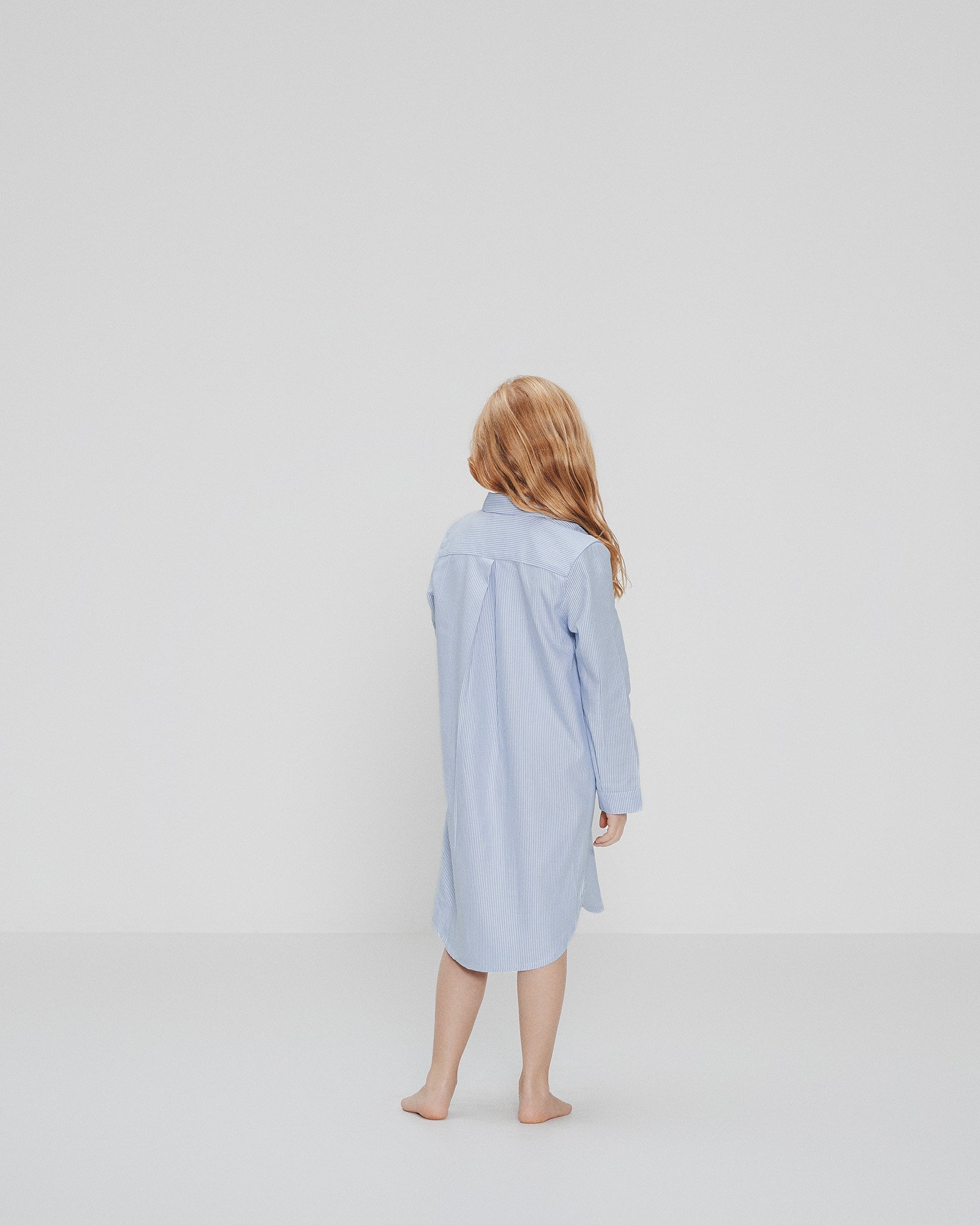 Skjortekjole | bambusviskose | Blå -JBS of Denmark Kids Skjortekjole | bambusviskose | Blå -JBS of Denmark Kids