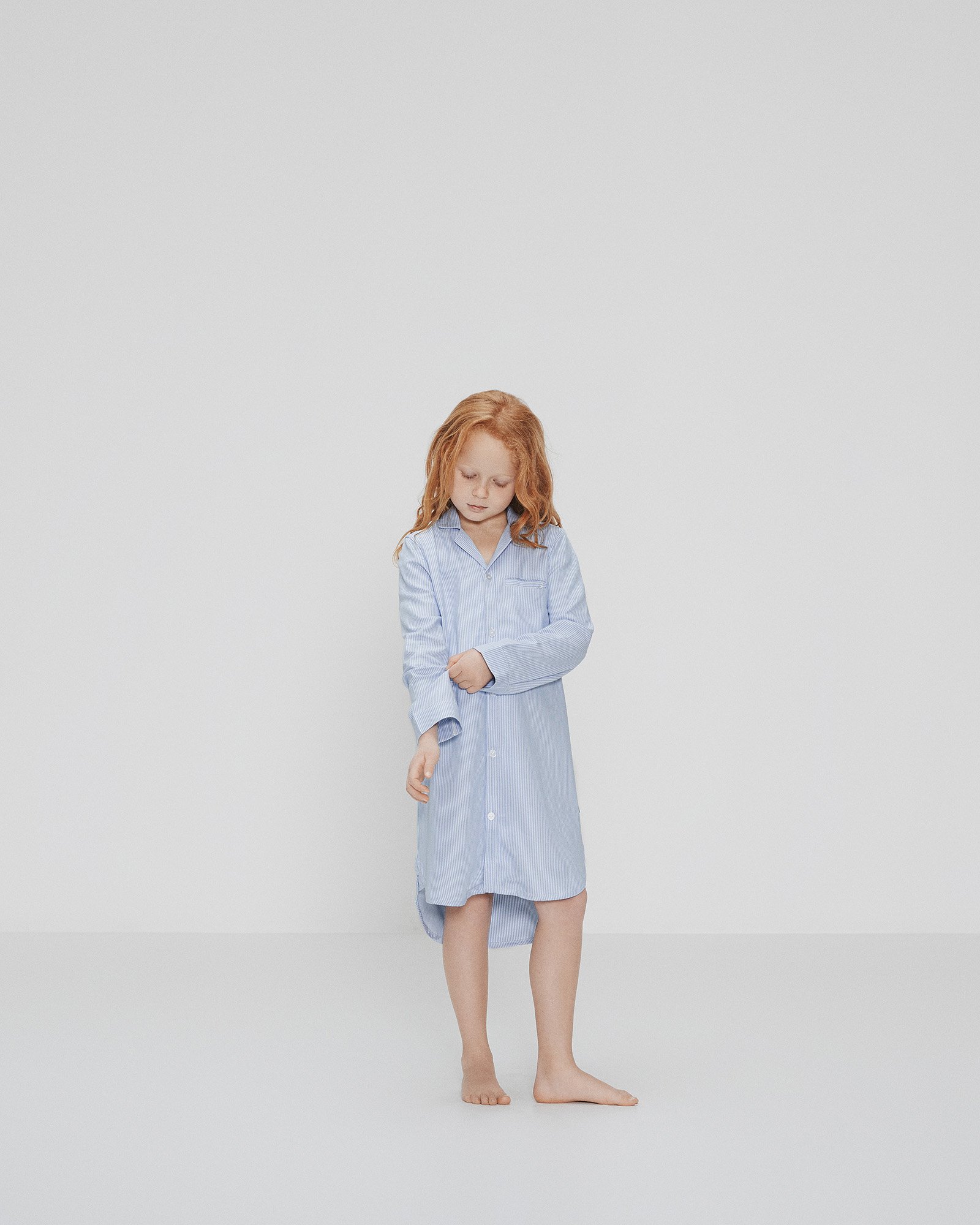 Skjortekjole | bambusviskose | Blå -JBS of Denmark Kids Skjortekjole | bambusviskose | Blå -JBS of Denmark Kids