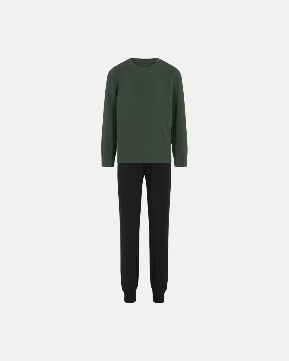 JBS of Denmark Kids Pyjamassæt "kids" | Bambusviskose | Grøn - 7/8
