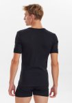 T-shirts "v-neck" 3-pak | 100% bomuld | Sort -JBS