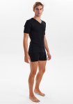 T-shirts "v-neck" 3-pak | 100% bomuld | Sort -JBS
