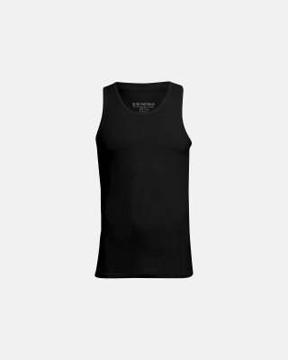 Tanktop 6-pak | Bambusviskose | Sort
