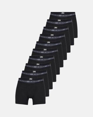 Tights "kids" 10-pak | Bambusviskose | Sort -JBS