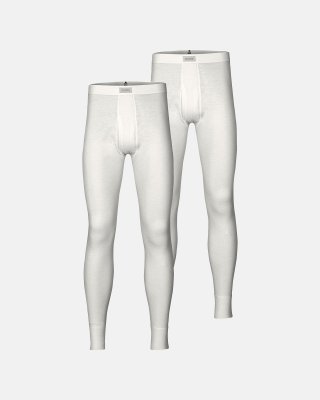 Long johns 2-pak | 100% merino uld | Hvid