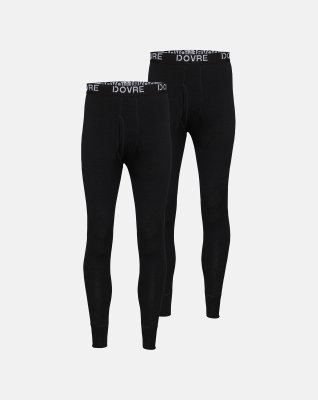 Long johns 2-pak | 100% merino uld | Sort -Dovre