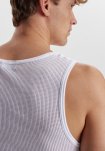 Tanktop "mesh" 3-pak | 100% bomuld | Hvid -JBS