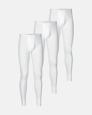 Long johns "original" 3-pak | 100% bomuld | Hvid