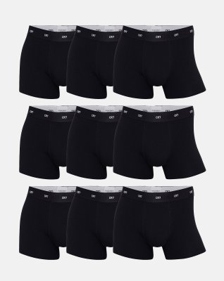 Trunks 9-pak | Bambusviskose | Sort -CR7