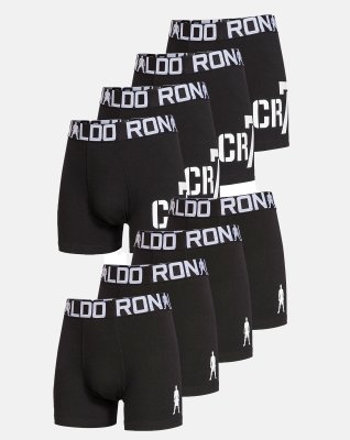 Trunks "kids" 8-pak | Bomuld | Sort -CR7