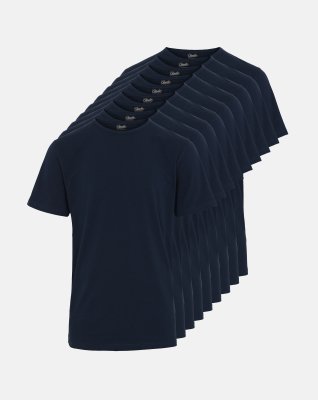 T-shirts 9-pak | Økologisk bomuld | Navy -Claudio