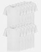 12-pak t-shirt | økologisk bomuld | hvid - Claudio