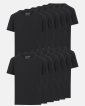T-shirt 12-pak | Økologisk bomuld | Sort - Claudio