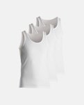 Tanktop 3-pak | 100% økologisk bomuld | Hvid -Dovre