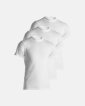 3-pak t-shirt "o-neck" | 100% økologisk bomuld | hvid - Dovre