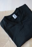 T-shirt "v-neck" 3-pak | 100% økologisk bomuld | Sort -Dovre