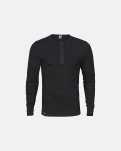 Langærmet t-shirt "Grandad" 2-pak | 100% økologisk bomuld | Sort -Dovre