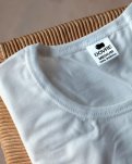 3-pack T-shirt rund hals | 100% økologisk bomuld | hvid -Dovre