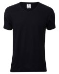 3-pack T-shirt v-neck | 100% økologisk bomuld | sort -Dovre