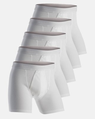 Tights m. gylp 5-pak | 100% økologisk bomuld | Hvid