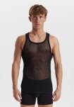 3-pak undertrøje singlet "mesh" | merino uld | sort -Dovre