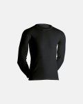 Langærmet t-shirts 2-pak | 100% merino uld | Sort -Dovre