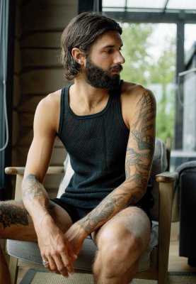 Tanktop 6-pak | Bambusviskose | Sort