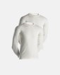 Langærmet t-shirt 2-pak | 100% merino uld | Hvid - Dovre