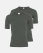2-pack Undertrøje t-shirt | 100% merino uld | grøn - Dovre