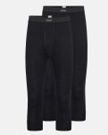 Long johns m. gylp "3/4længde"  2-pak | 100% merino uld | Sort -Dovre