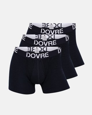 Tights med gylp 3-pak | 100% merino uld | Sort -Dovre