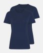 2-pack T-shirt | 100% uld | navy - Dovre Women