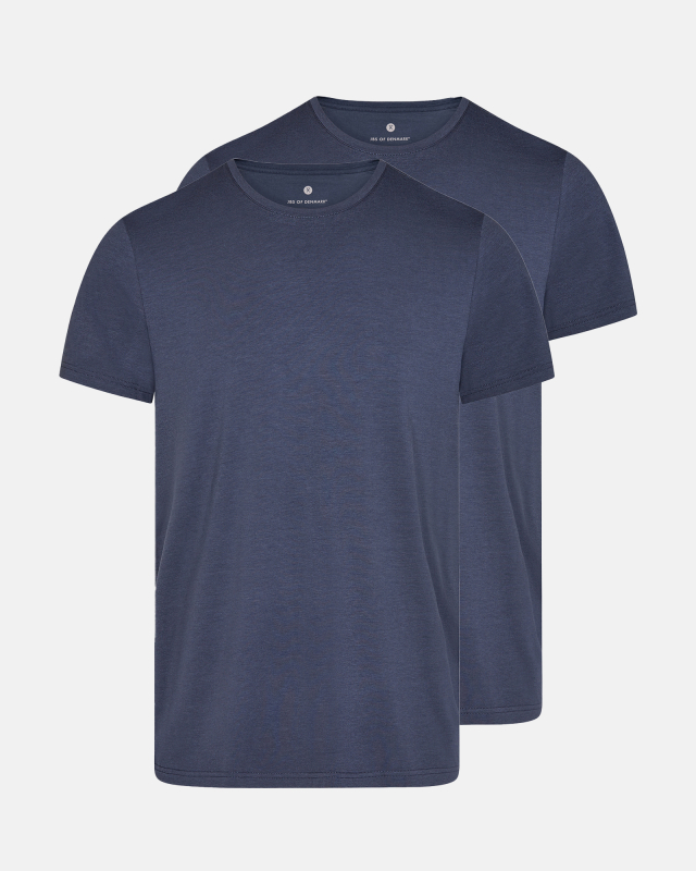 T-shirt O-neck 2-pak | Bambusviskose | Grå