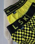 2-pak fodbold-tights | bomuld | Lillestrøm gul -Dovre