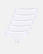 Tai brief 5-pak | GOTS bomuld | Hvid - JBS of Denmark Women