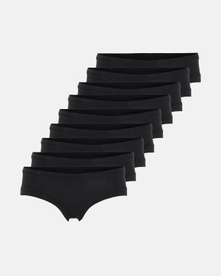 Hipster 9-pak | Bambusviskose | Sort