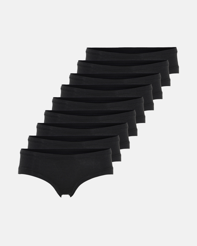 Hipster 9-pak | Bambusviskose | Sort
