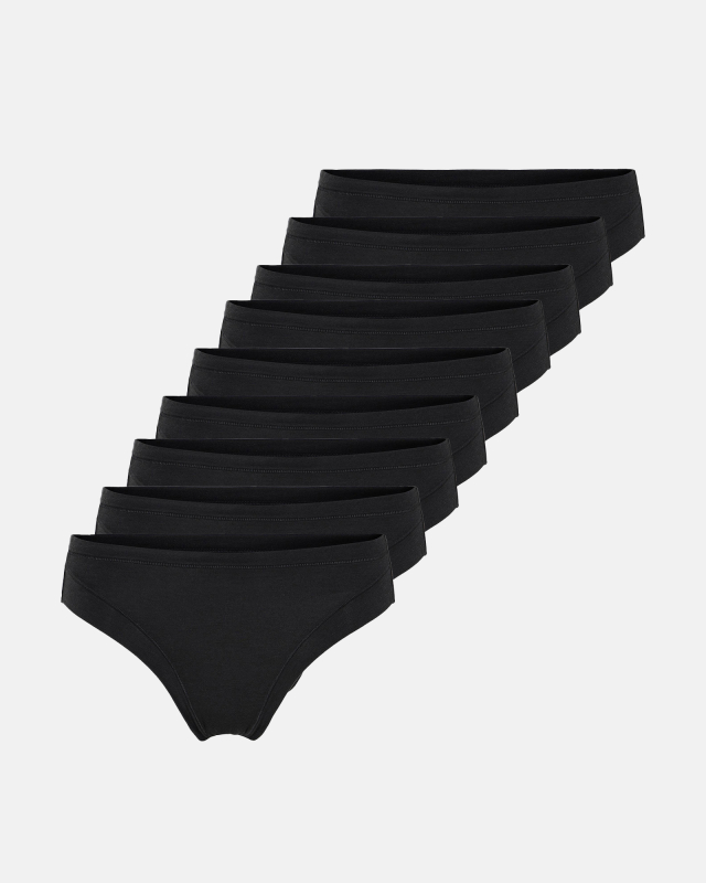 Tai brief 9-pak | Bambusviskose | Sort