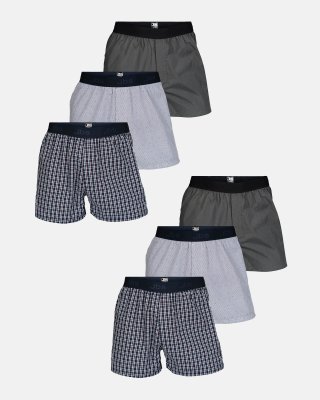 Boxershorts 6-pak | 100% økologisk bomuld | Multifarvet