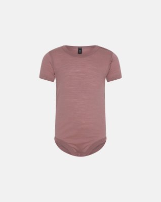 Kortærmet body | 100% uld | Rose -JBS of Denmark Kids