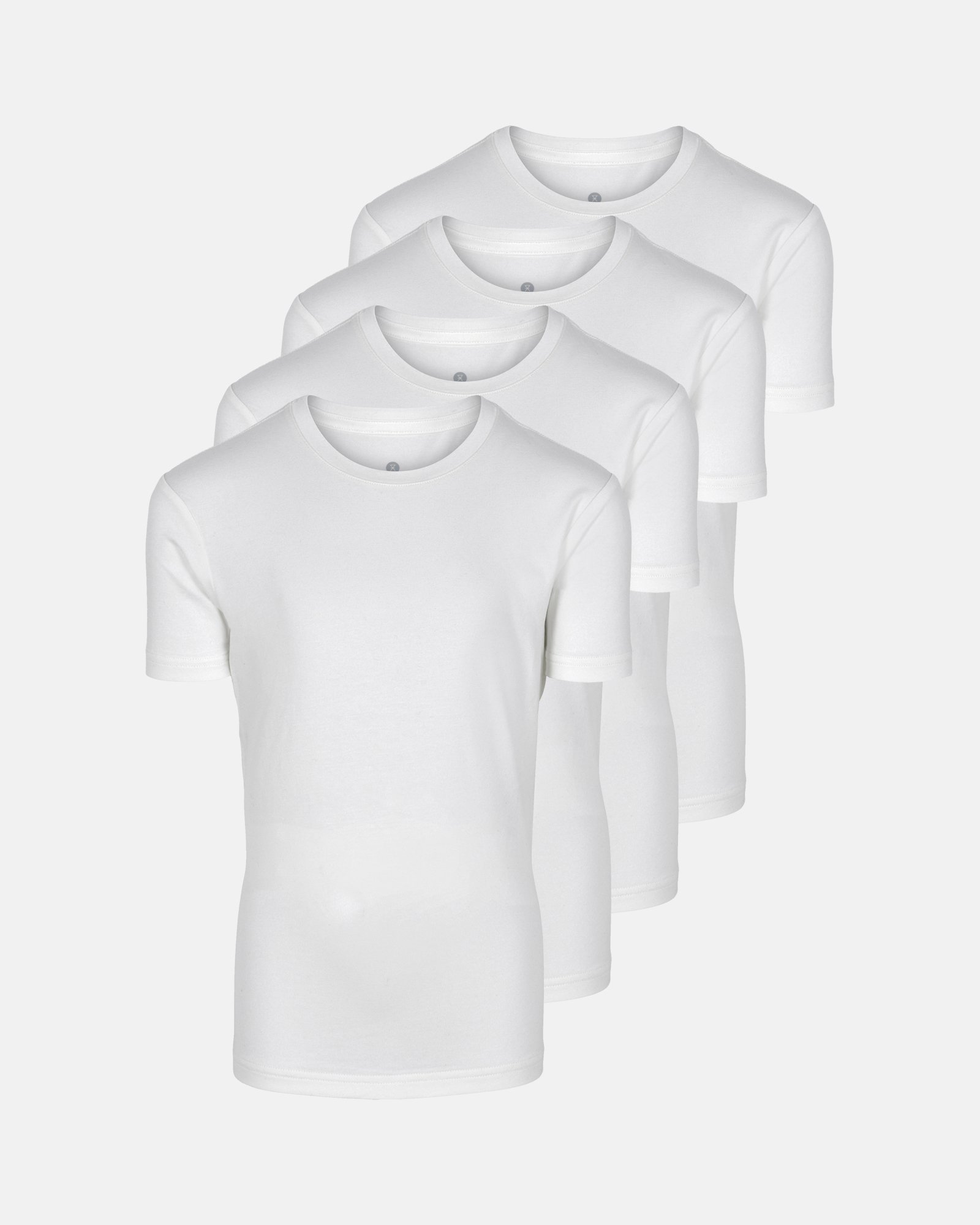 T-shirt o-neck | 4-pak | Bambusviskose | Hvid -JBS of Denmark Kids