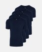 4-pack T-shirt o-hals | bambus | navy - JBS of Denmark Kids