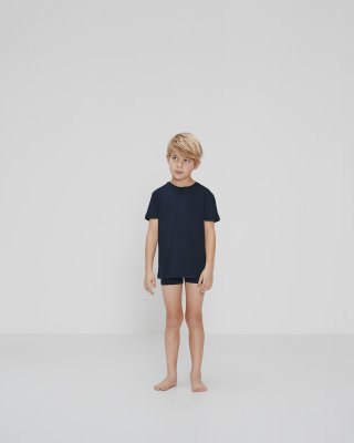 T-shirt o-neck | 4-pak | Bambusviskose | Navy